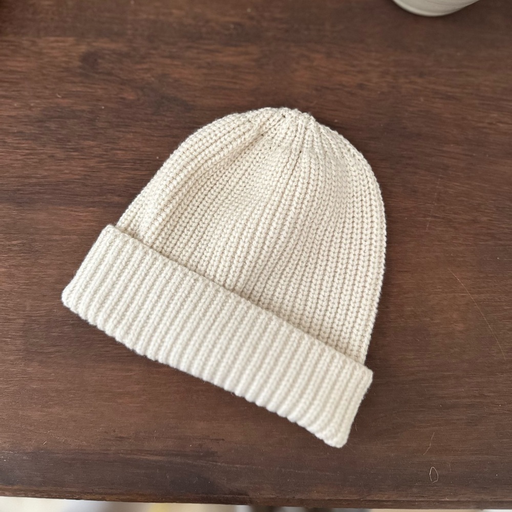 Grayson Mini Baby / Toddler Beanie Cream